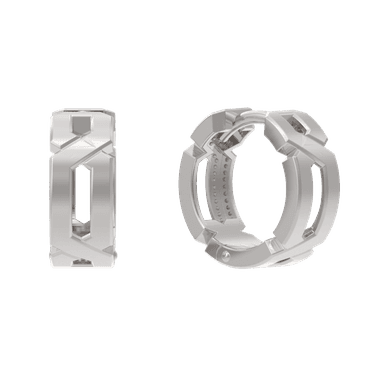 Серьги из серебра 925 без вставки