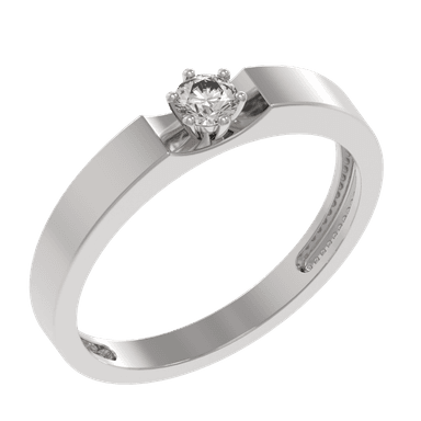 Кольцо из серебра 925 с фианитами