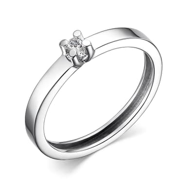 Кольцо из золота 585 с бриллиантами