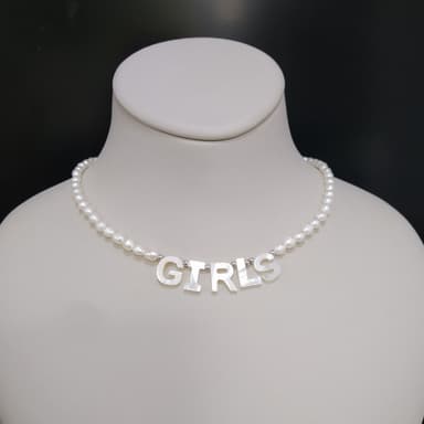 Колье из серебра 925 с перламутром