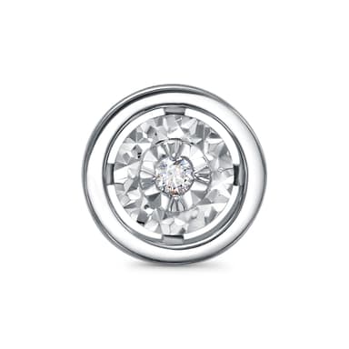 Подвеска из золота 585 с  бриллиантом