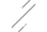 Цепь полновесная из серебра без вставки