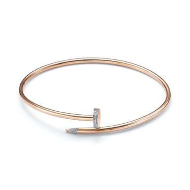 Браслет декоративный из золота 585 с фианит