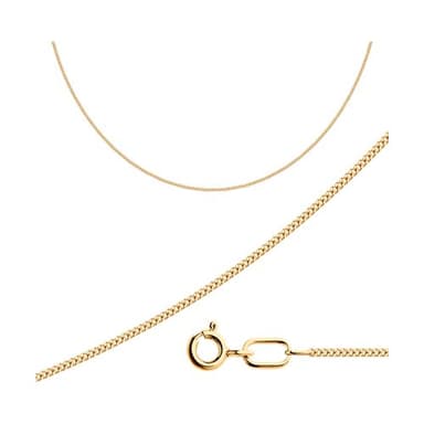 Цепь полновесная из золота 585 без вставки