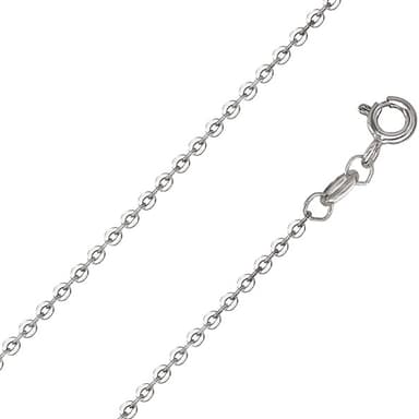 Цепь полновесная из серебра 925 без вставки