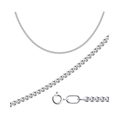 Цепь полновесная из серебра 925 без вставки