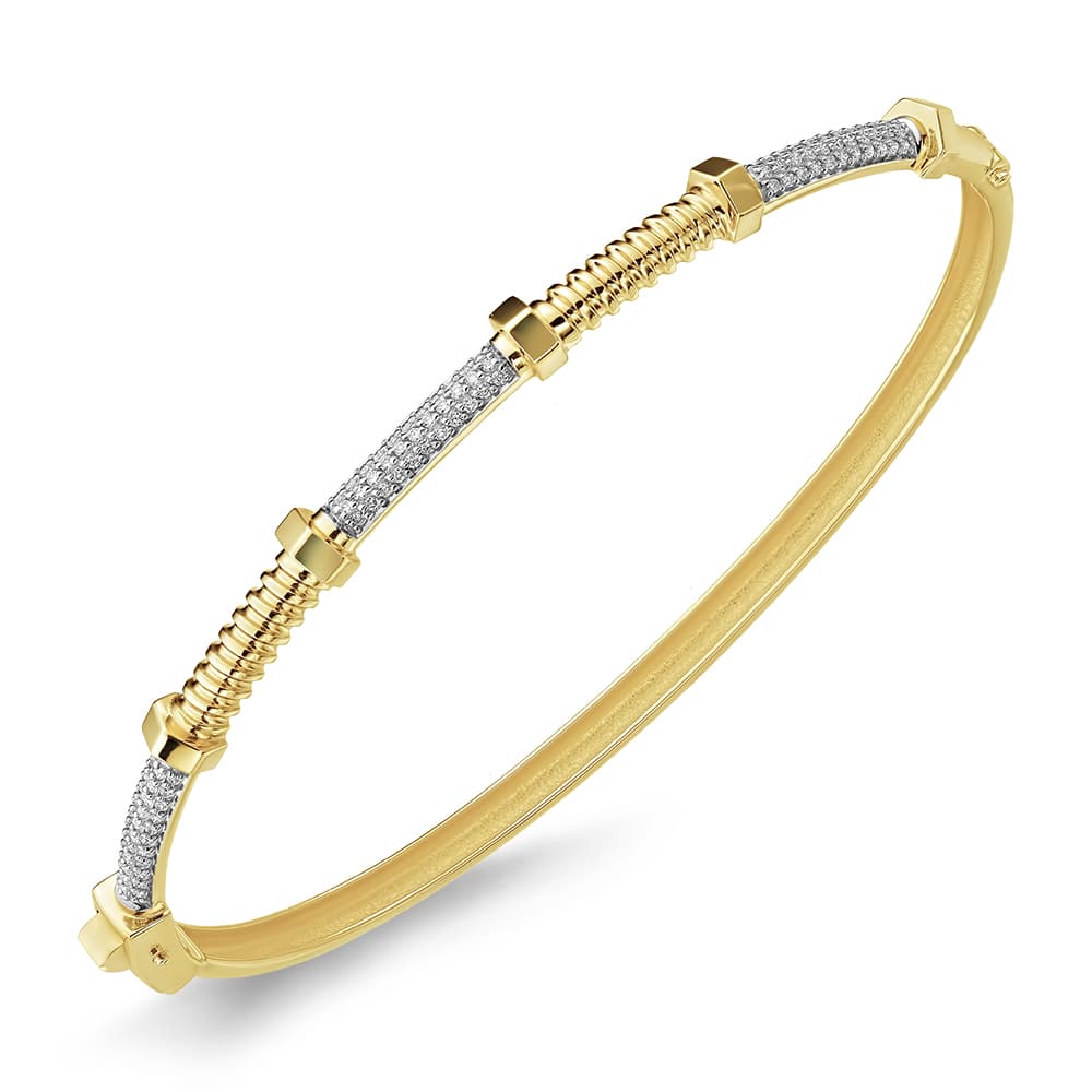 Браслет из золота 585 с бриллиантами