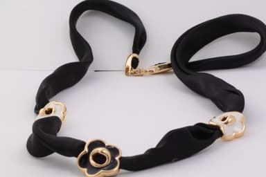 Колье из серебра 925 с эмалью