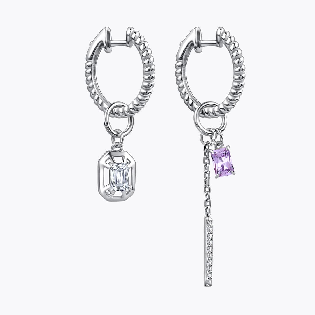 Подвеска из серебра 925 с фианитами