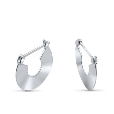 Серьги из серебра 925 без вставки