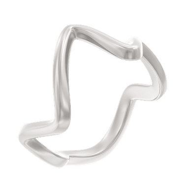 Кольцо из серебра 925 без вставки