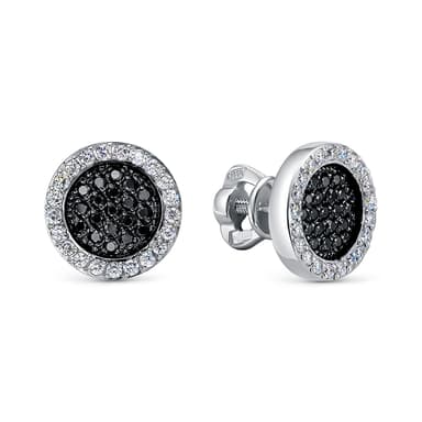 Серьги из золота 585 с бриллиантами