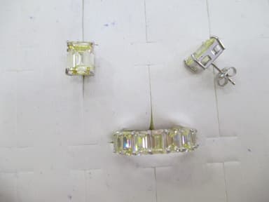 Серьги из серебра 925 с кубическим цирконием