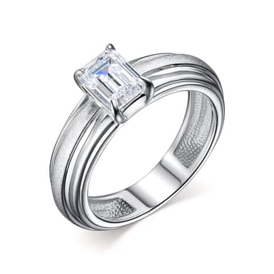 Кольцо из серебра 925 с кристаллами swarovski