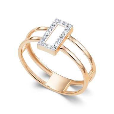 Кольцо из золота 585 с  бриллиантом