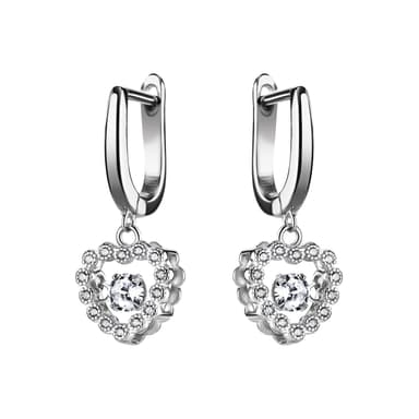 Серьги из серебра 925 с фианит