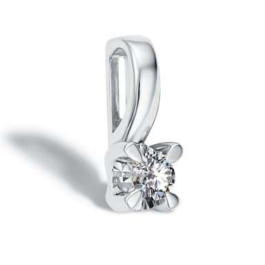 Подвеска из золота 585 с бриллиантами