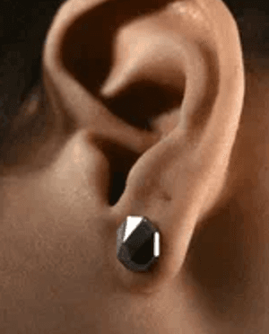 Серьги из серебра без вставки