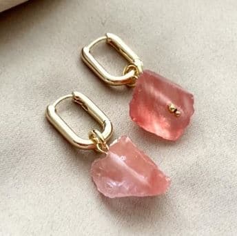 Серьги из стали с прочим