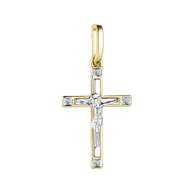 Подвеска из золота 585 с бриллиантом