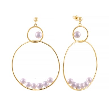 Серьги из серебра 925 с жемчугом