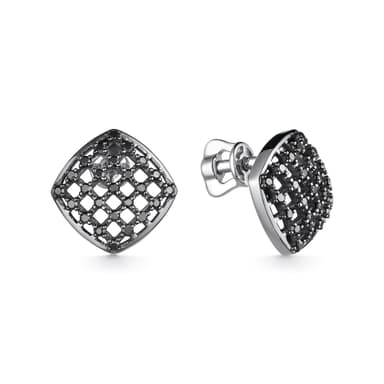 Серьги из золота 585 с бриллиантом