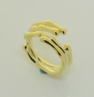 Кольцо из серебра 925 без вставки