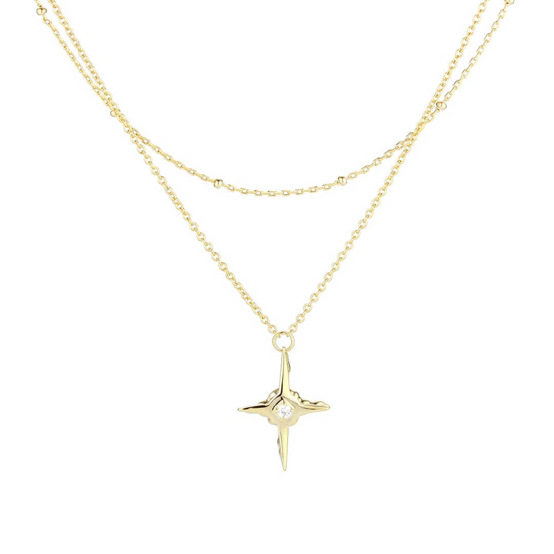 Колье из серебра 925 с фианитами