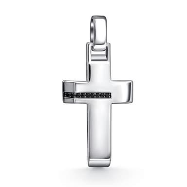 Подвеска из серебра 925 с фианитами