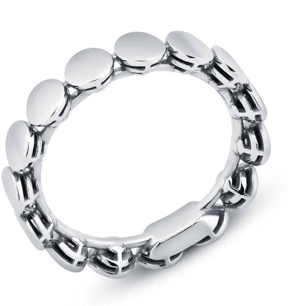 Кольцо из серебра 925 без вставки