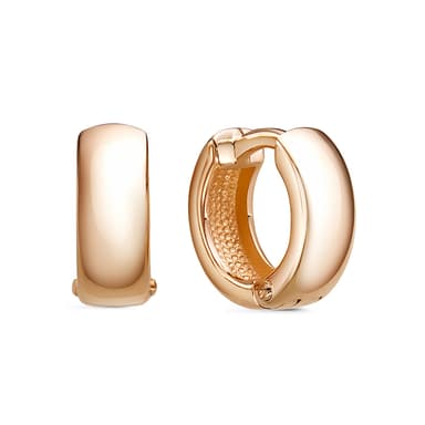 Серьги из золота без вставки