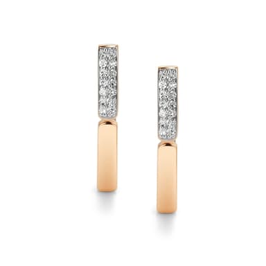 Серьги из золота 585 с бриллиант