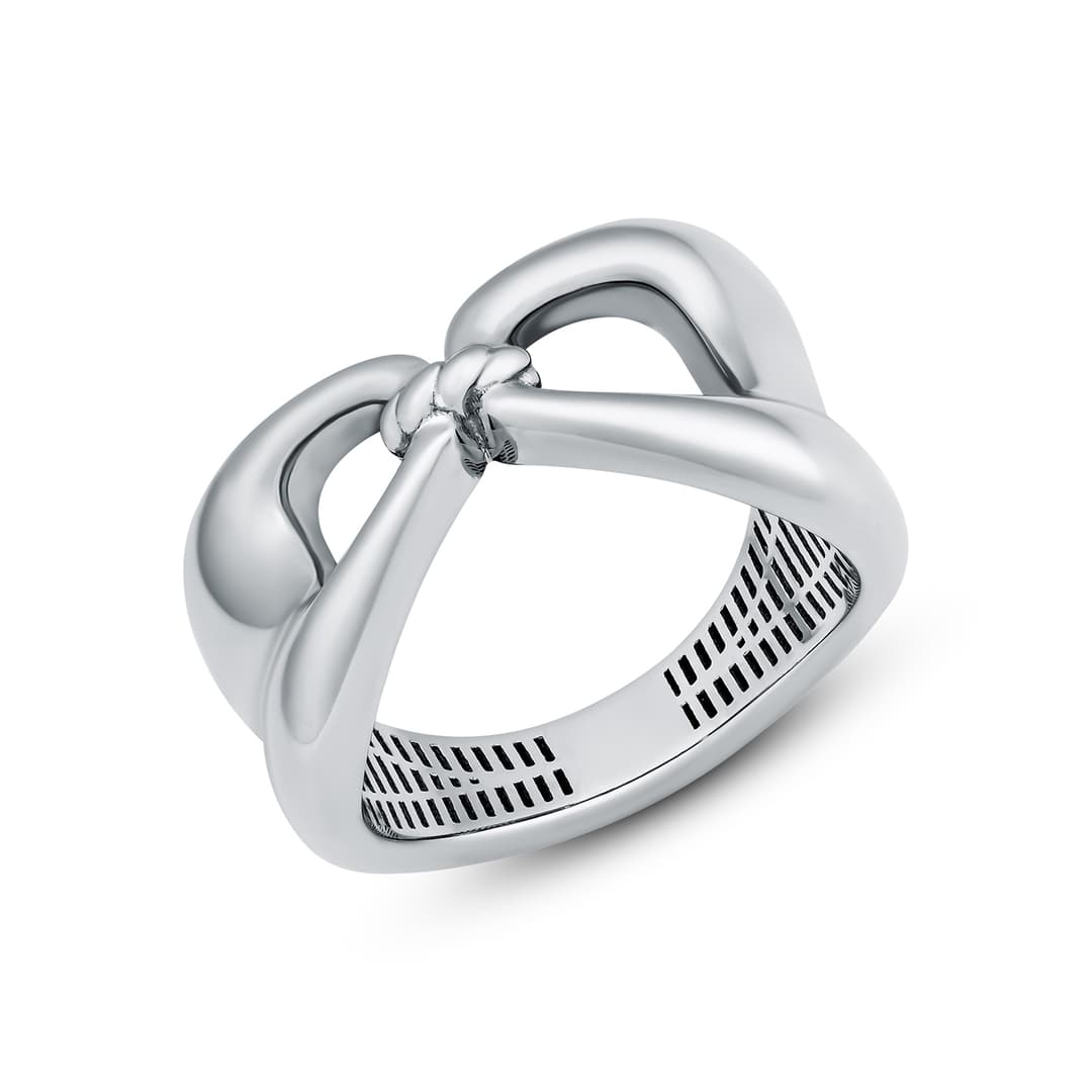 Кольцо из серебра 925 без вставки