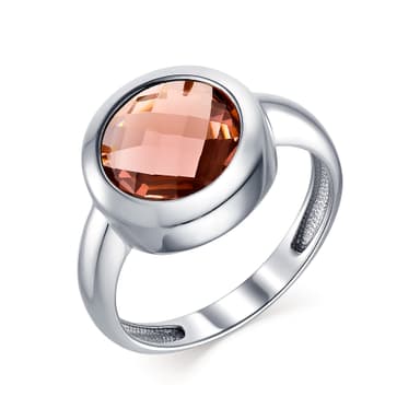 Кольцо из серебра 925 с ювелирным стеклом