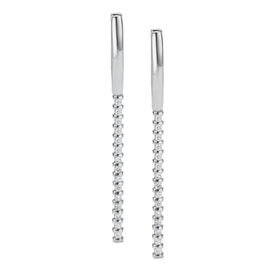 Серьги из золота 585 с бриллиант