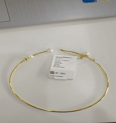 Колье из серебра 925 с жемчугом