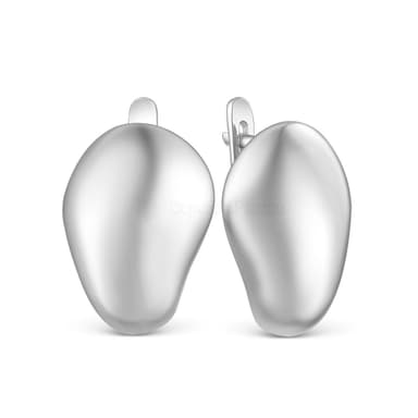 Серьги из серебра 925  без вставки