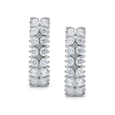 Серьги из золота 585 с бриллиант