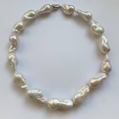 Бусы из серебра 925 с жемчугом