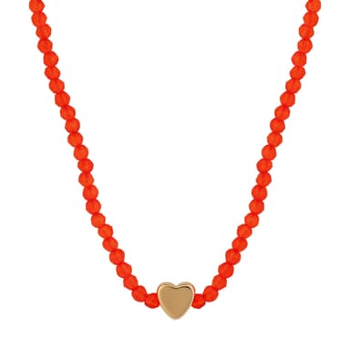 Колье из стали с шпинелью