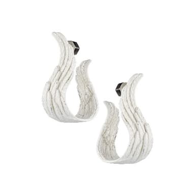 Серьги из латуни без вставки