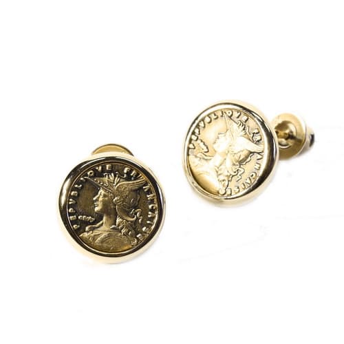 Серьги из бижутерный сплава без вставки