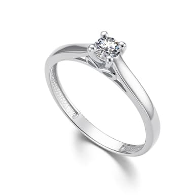 Кольцо из золота 585 с бриллиантами