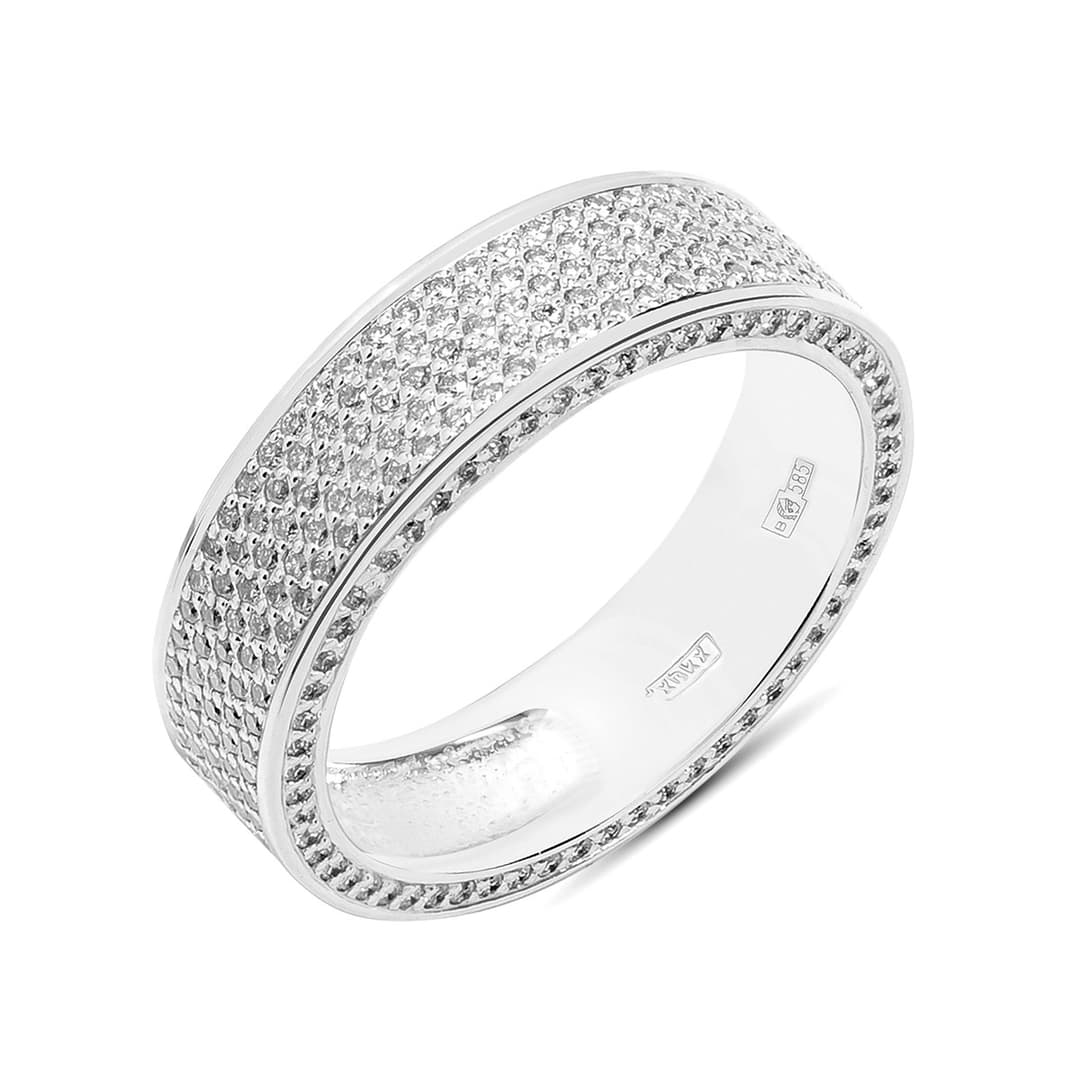 Кольцо из золота 585 с бриллиантами