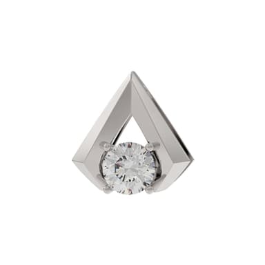 Подвеска из серебра 925 с фианитами