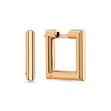 Серьги из золота 585 с  без вставки