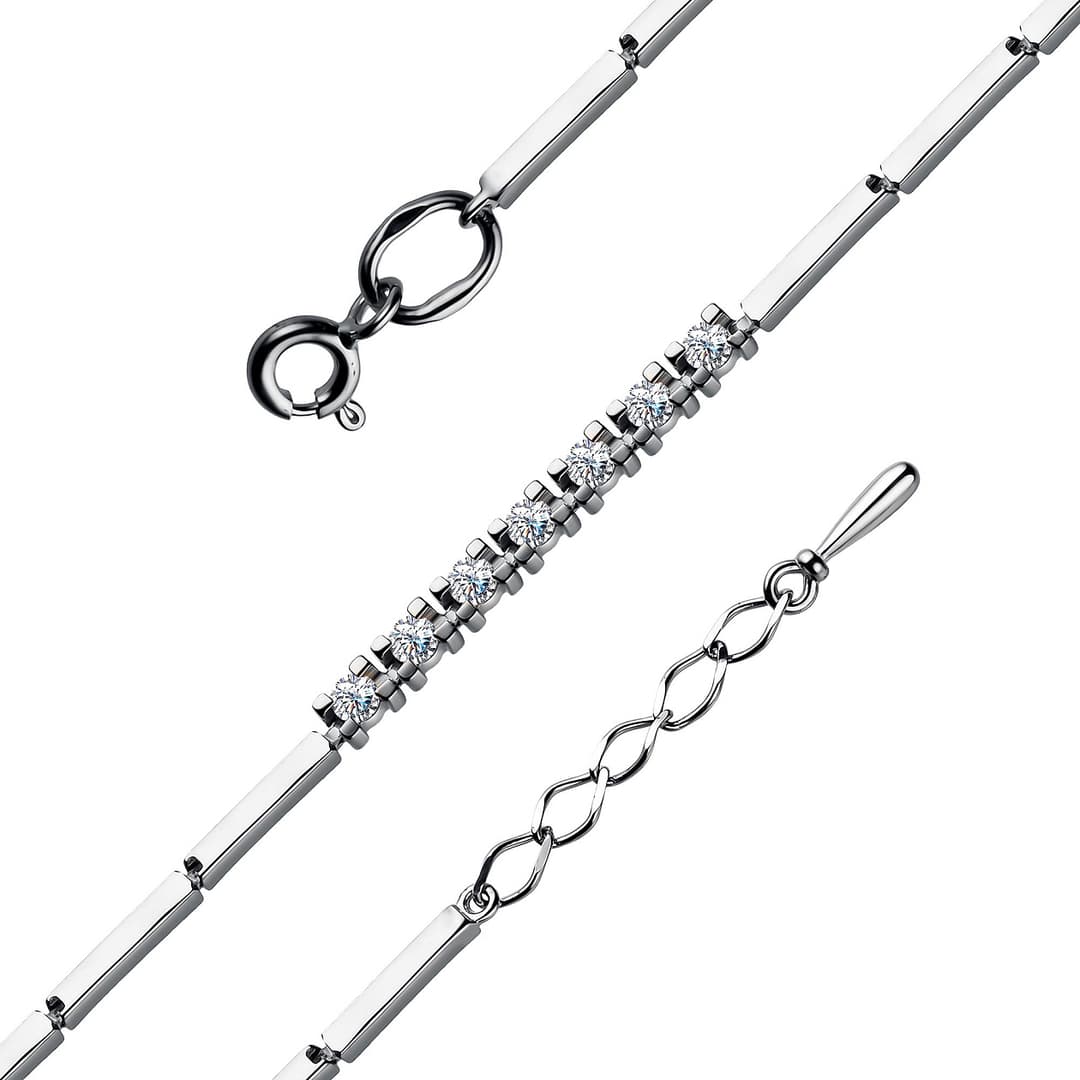 Браслет из золота 585 с бриллиантами