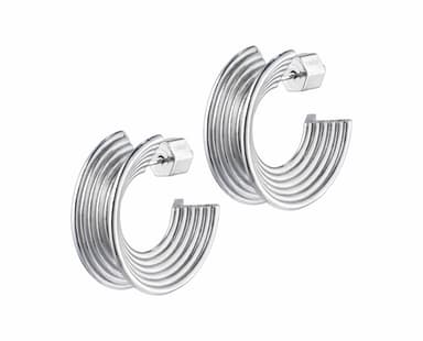 Серьги из латуни без вставки