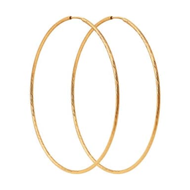 Серьги из золота без вставки