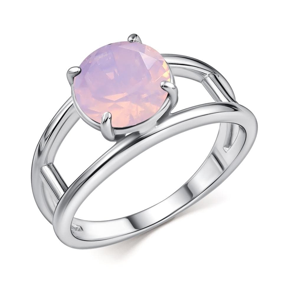 Кольцо из серебра 925 с ювелирным стеклом